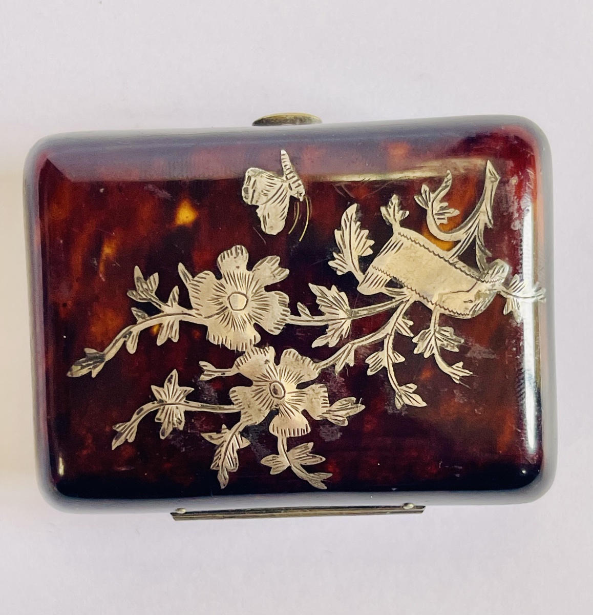 Tortoiseshell And Silver Coin Purse -photo-7